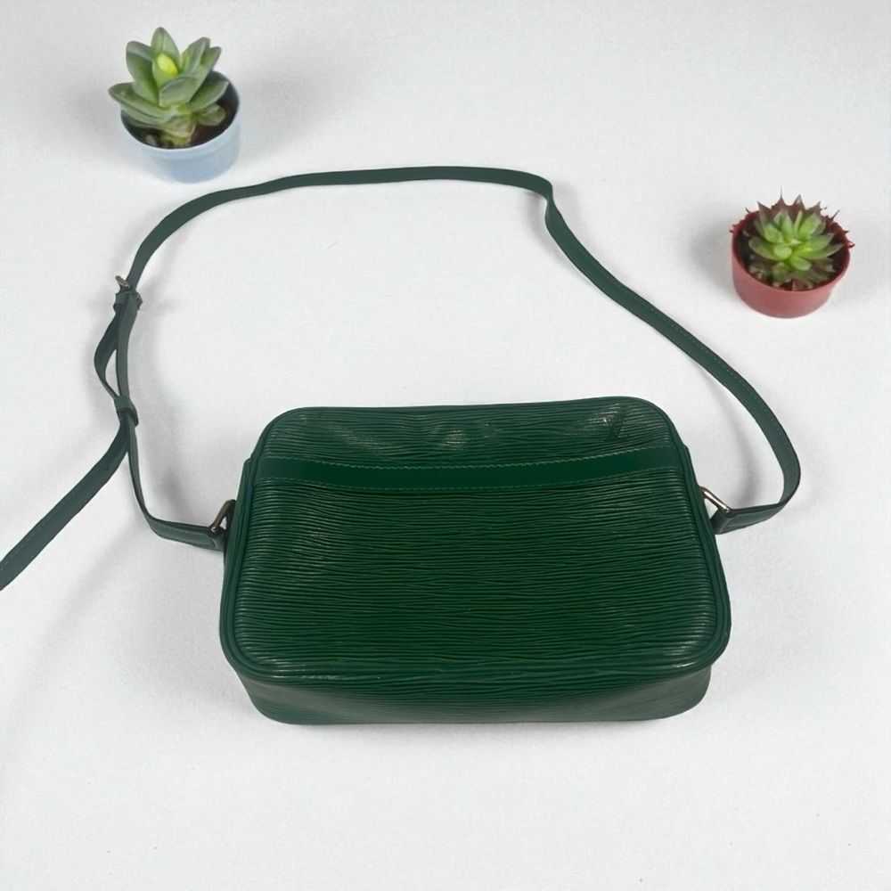 Louis Vuitton Epi Crossbody Bag Green Leather (Fair Condition, As Is)